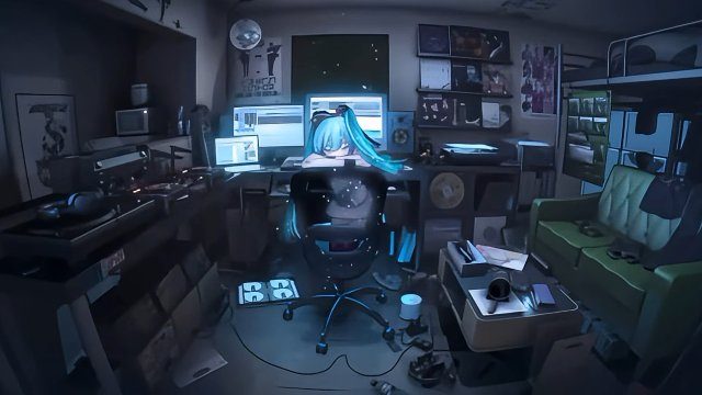 Фон «Hatsune Miku»