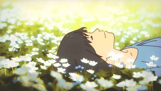 Фон «sleeping in flowers»